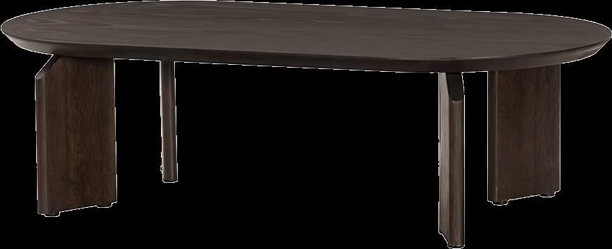 Tower Living Ovale Salontafel Allure Eiken 140 x 70cm Espresso