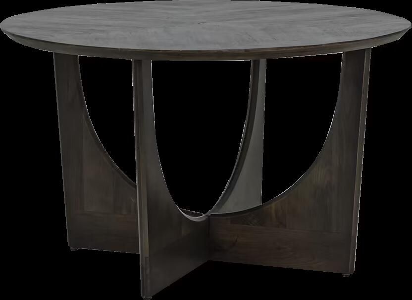 Tower Living Ronde Eettafel Fermo Mangohout 130cm Bruin