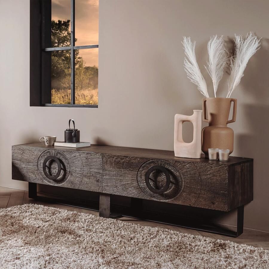 Tower Living TV-meubel Padua Mangohout 200cm Bruin