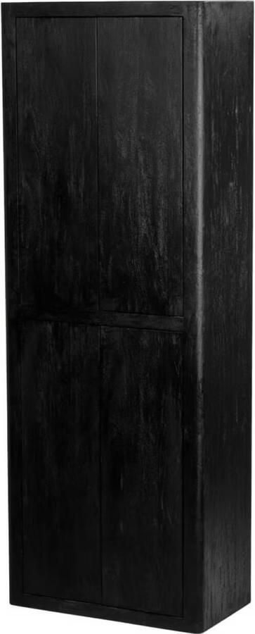 Tower Living Wandkast Tenna Mangohout 220 x 80cm Zwart