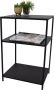 LOFT42 Metal Nachtkastje Zwart – Industrieel – 63x42x35 - Thumbnail 3