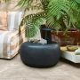 Vtwonen Bijzettafel Pebble Betonlook 65 x 49cm Zwart Organisch - Thumbnail 2