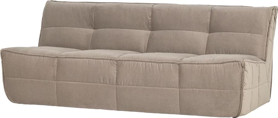 Vtwonen 3-zits Bank Cluster Velvet 204cm Warm Taupe