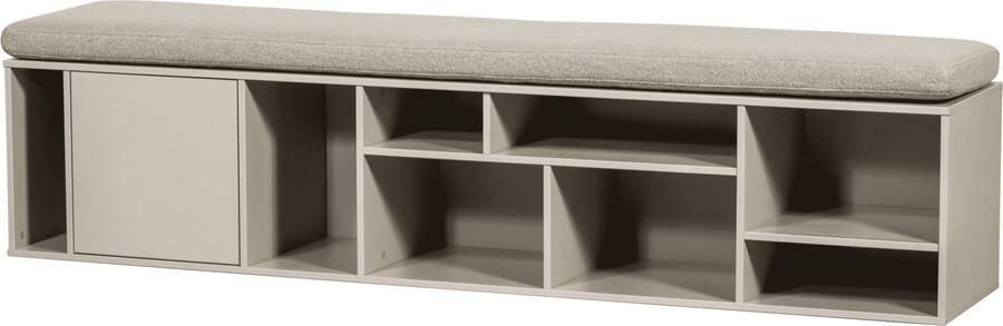 Vtwonen Bankje Letterba(n)k XL incl. zitkussen Grenen Dust - Foto 4