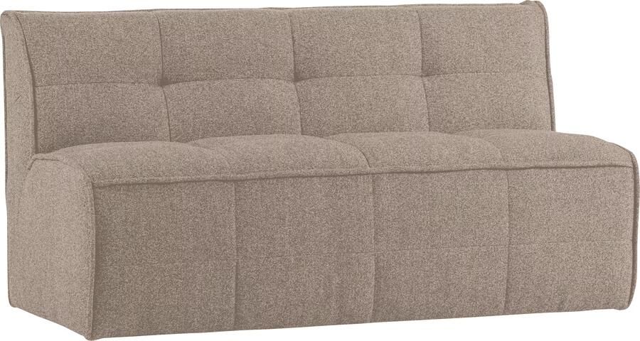 Vtwonen Eetkamerbank Cluster Bouclé 164cm Khaki bruin