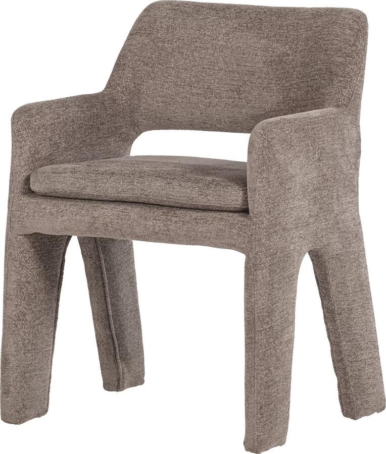 Vtwonen Eetkamerstoel Bigfoot Chenille Taupe