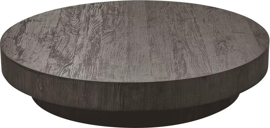 Vtwonen | Shield too salontafel mdf donkerbruin 20xo100cm | Woonkamertafels | Salontafel - Foto 2