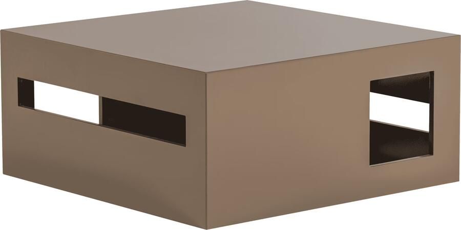 Vtwonen Modern Salontafel MDF Hout Hoogglans Zand 40x88x88