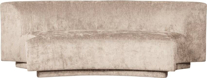 WOOOD 2-zits Bank Popular Modulair Chenille Naturel BePureHome