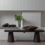 WOOOD Bankje Clyde Mangohout 150cm Donkerbruin - Thumbnail 3