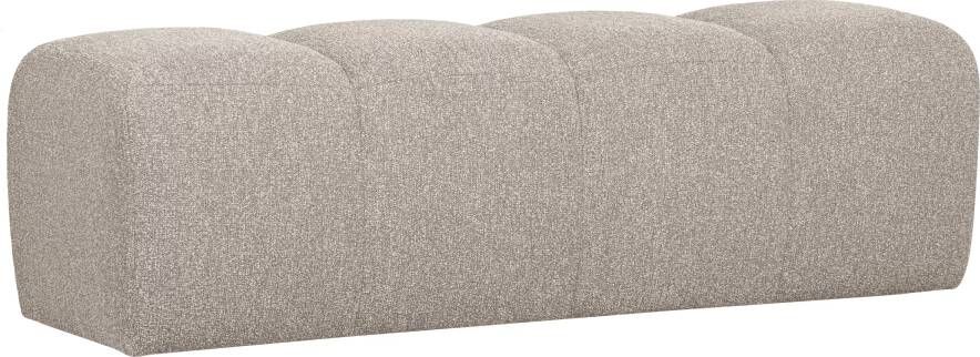 WOOOD Bankje Mojo Bouclé 160cm Beige Melange