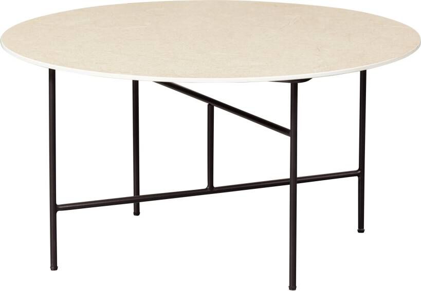 WOOOD Exclusive Ronde Bijzettafel Vida Marmer 75 x 75cm Naturel