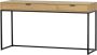 WOOOD Exclusive Bureau Silas Eiken 140 x 44cm Naturel - Thumbnail 1