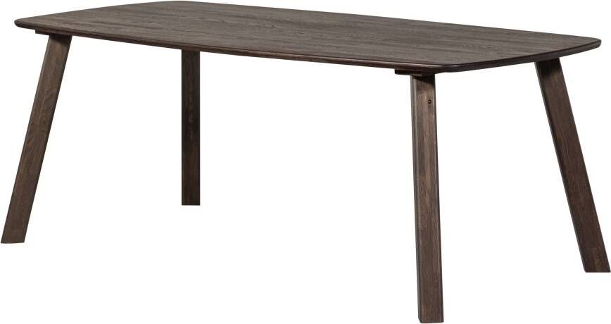 WOOOD Deens Ovale Eettafel Tablo Eikenhout 180 x 100cm Mystic Bruin