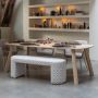 WOOOD Deens Ovale Eettafel Tablo Eikenhout 180 x 100cm Transparant - Thumbnail 3