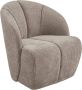 WOOOD Draaifauteuil Mojo Geweven Rib Donker Zand Exclusive - Thumbnail 2