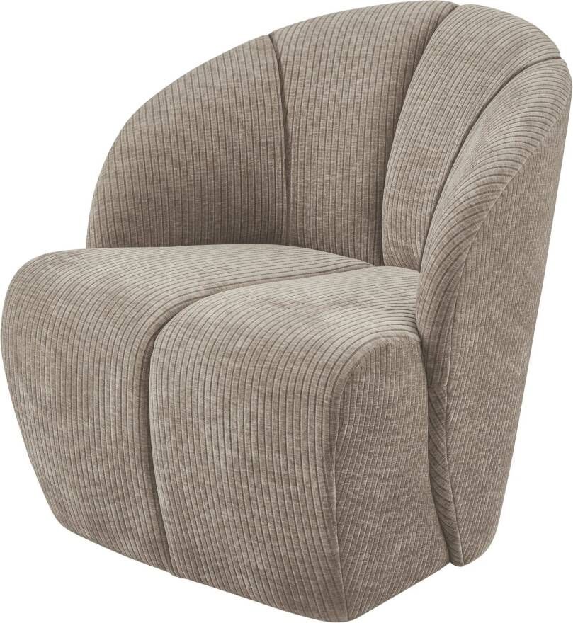 WOOOD Exclusive Draaifauteuil Mojo Geweven Rib