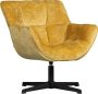 WOOOD Draaibare fauteuil Wibo met chenille-stof breedte 71 cm - Thumbnail 2