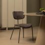 WOOOD Eetkamerstoel Link slank ontwerp gepolsterd hoogte 93 cm x breedte 79 cm (set 2 stuks) - Thumbnail 2