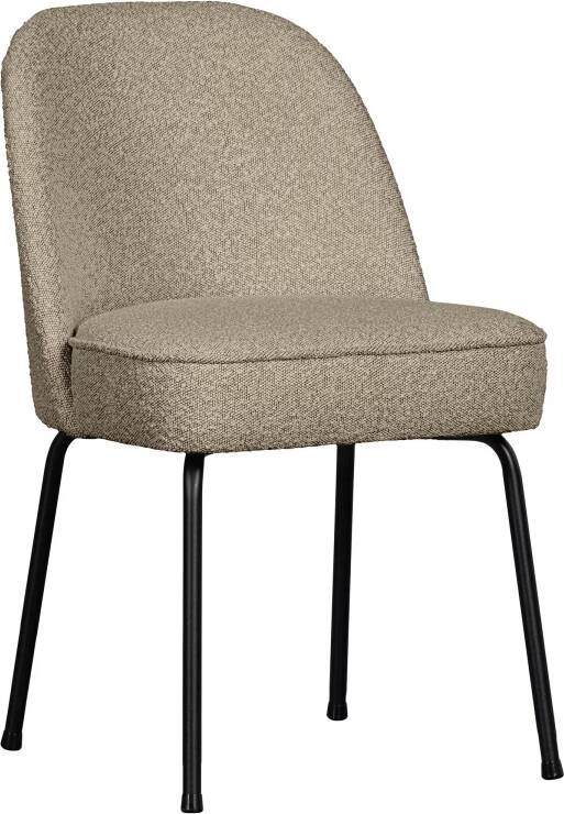 WOOOD Eetkamerstoel Vogue Bouclé Beige BePureHome