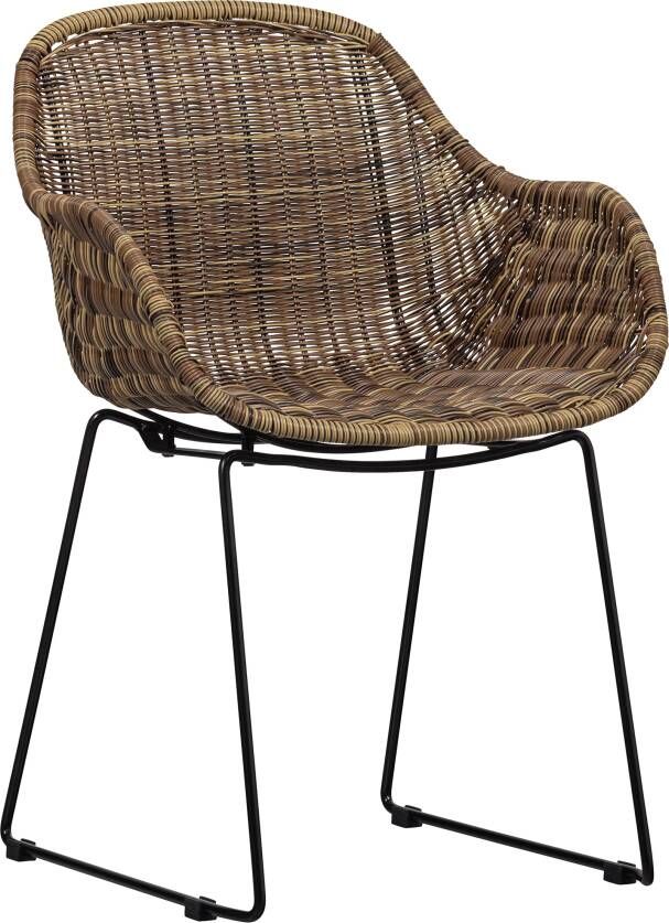 WOOOD Eetkamerstoel Willow Rattan Naturel