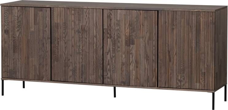 WOOOD Exclusive Dressoir New Gravure Essenhout 200cm Espresso