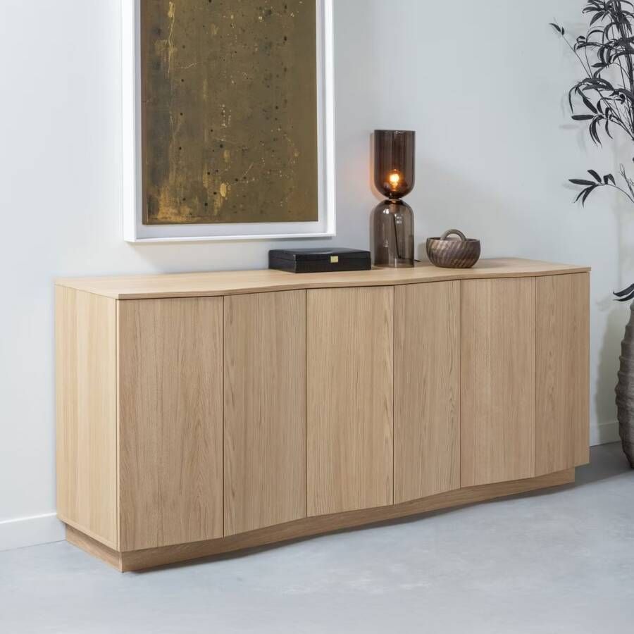 WOOOD Exclusive Dressoir Zuma Eikenhout 200cm Transparant