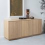 WOOOD Exclusive Dressoir Zuma Eikenhout 200cm Transparant - Thumbnail 1