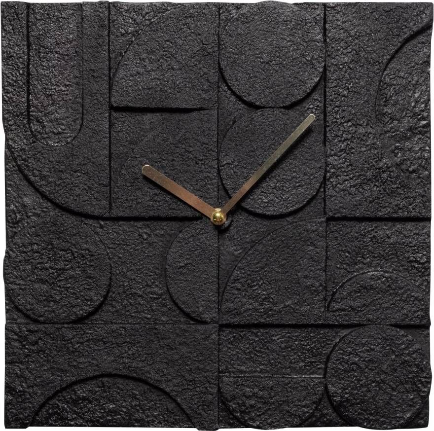 WOOOD Exclusive Klok Zaria 30 x 30cm Zwart