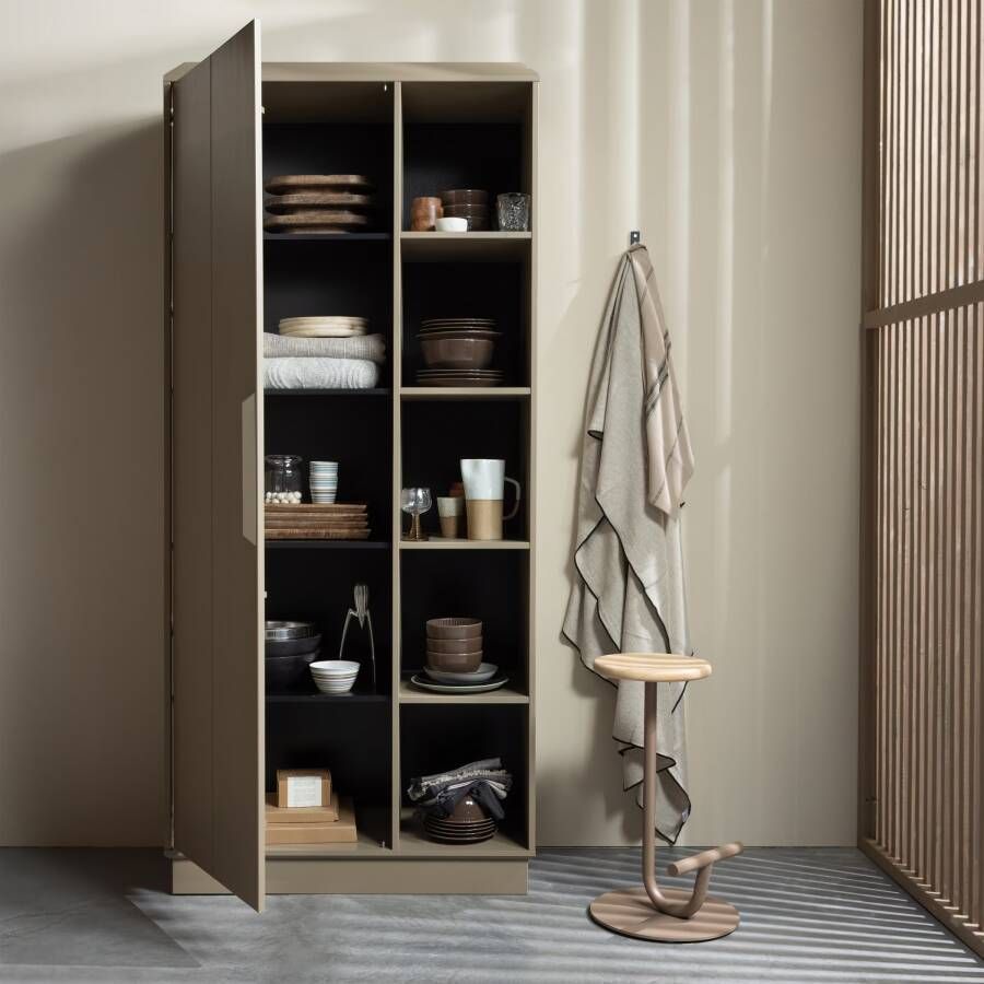 WOOOD Exclusive Opbergkast Lowen Grenenhout 221 x 100cm Mud