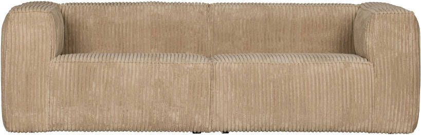 WOOOD | Bean 3 5-zitsbank Grove Ribstof Travertin | Zitmeubels woonkamer | 3 5-zitsbank - Foto 5