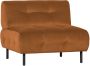 WOOOD Exclusive WOOOD Fauteuil 'Lloyd' Velvet kleur Cinnamon - Thumbnail 2