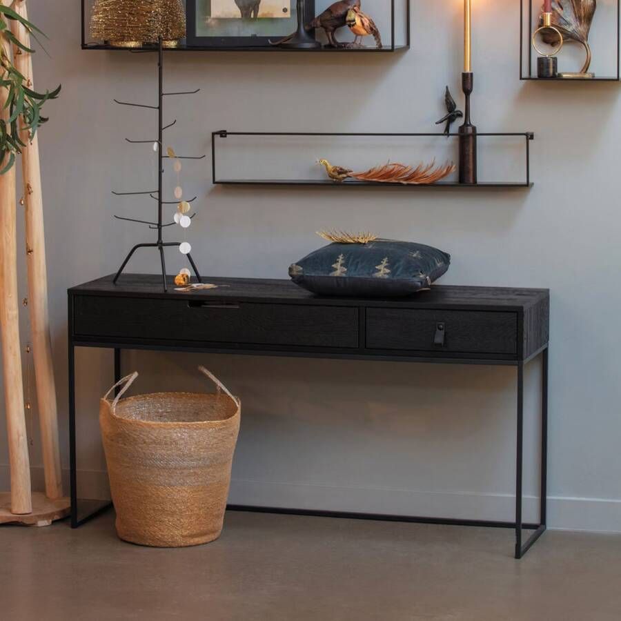 WOOOD Exclusive WOOOD Sidetable Silas 140cm Zwart