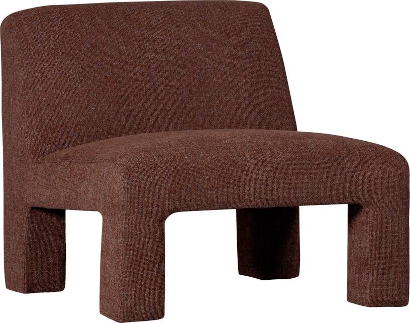 Woood Lavid Fauteuil Polyester Chestnut 73x74x84