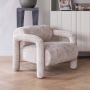 WOOOD Fauteuil Lenny Structure Velvet Zand Exclusive - Thumbnail 3