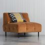 WOOOD Exclusive WOOOD Fauteuil 'Lloyd' Velvet kleur Cinnamon - Thumbnail 3