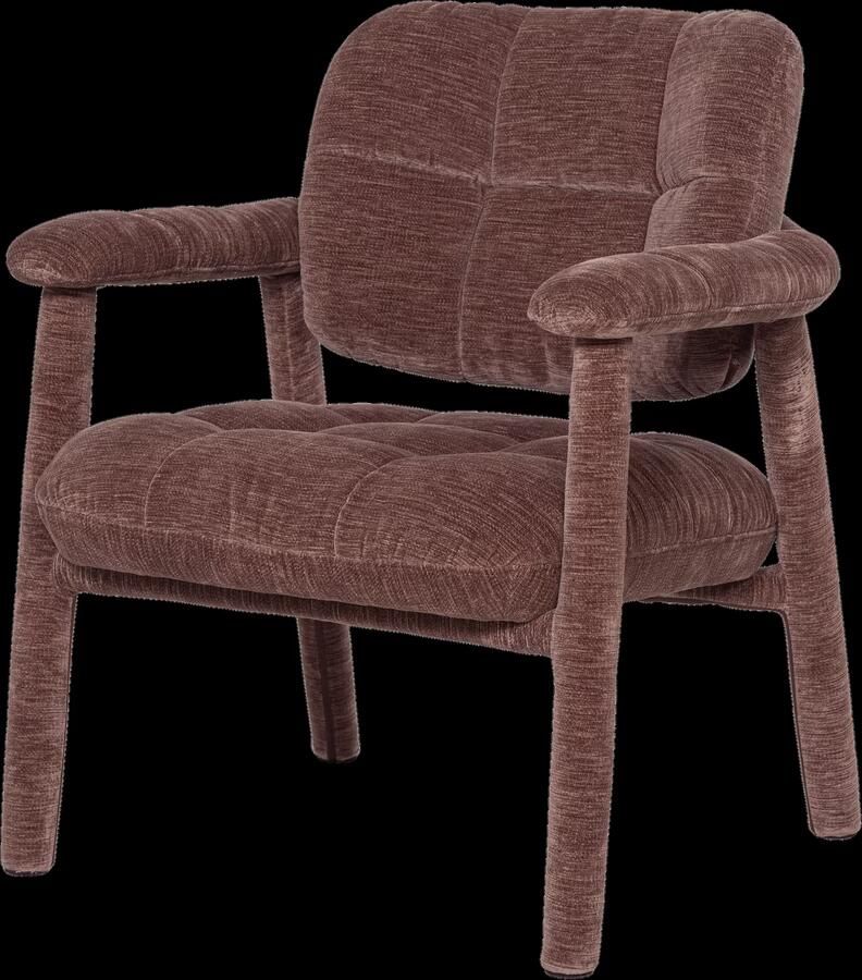 WOOOD Fauteuil Loom Chenille Oudroze