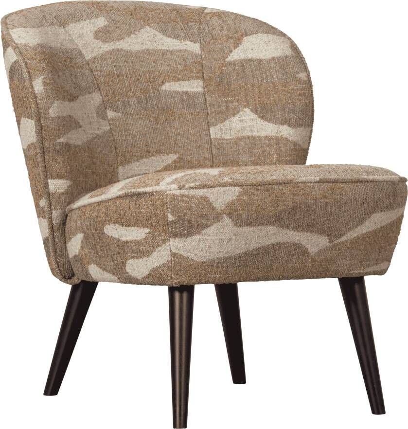 Sara fauteuil geweven camouflage dessin groen