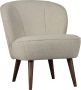 WOOOD Sara Fauteuil Teddy Off White 71x59x70 - Thumbnail 2