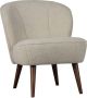 WOOOD Sara Fauteuil Teddy Off White 71x59x70 - Thumbnail 2