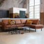 WOOOD Hoekbank Rodeo met gerecycled leer vrijstaand h 85 cm x b 266 cm - Thumbnail 2