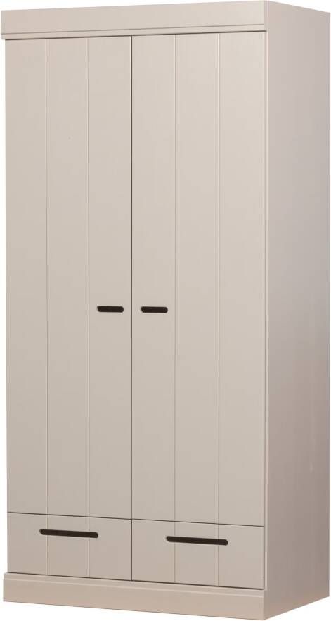 WOOOD | Connect 2 deurs kledingkast lade dust | Slaapkamerkasten | Linnenkast - Foto 3