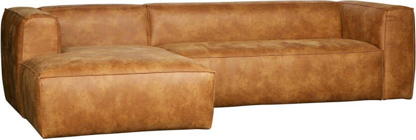 WOOOD Loungebank Bean Leder 305cm Bruin