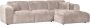 Cloud chaise longue rechts geweven chenille naturel - Thumbnail 3