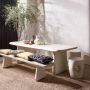 BASICLABEL Loggia Eettafel Polymeer Naturel 75x240x100 - Thumbnail 2