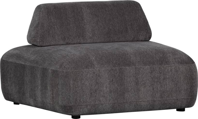 WOOOD Relaxfauteuil Sterck Textuurstof Charcoal