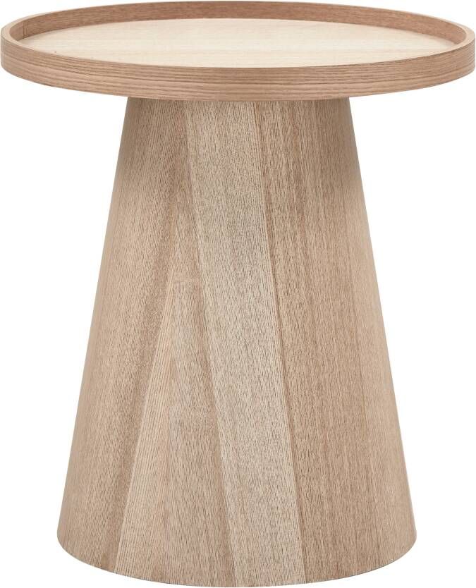 WOOOD | Maud bijzettafel conisch hout naturel 50xØ45cm | Woonkamertafels | Bijzettafel - Foto 3