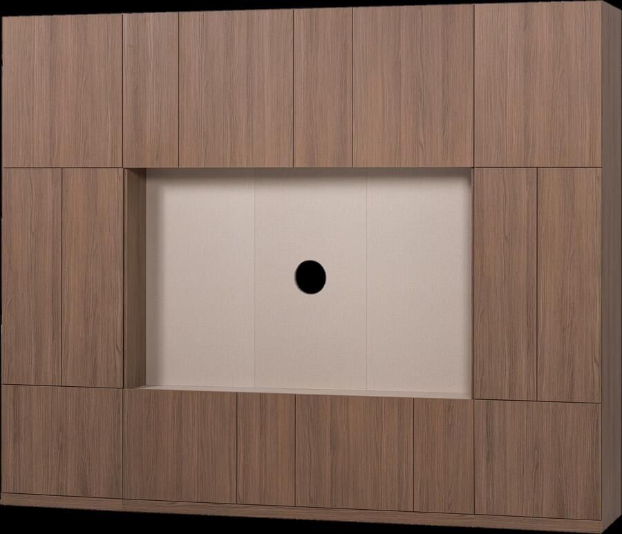 WOOOD Build Wandkast Combinatie 268 cm Eiken Decor Naturel