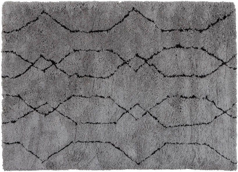 WOOOD Nove Vloerkleed Grijs zwart 1x170x240