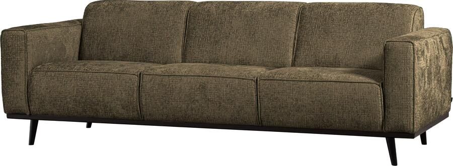 BePureHome | Statement 3-zitsbank 230cm Structure Velvet Bonsai | Zitmeubels woonkamer | 3-zitsbank